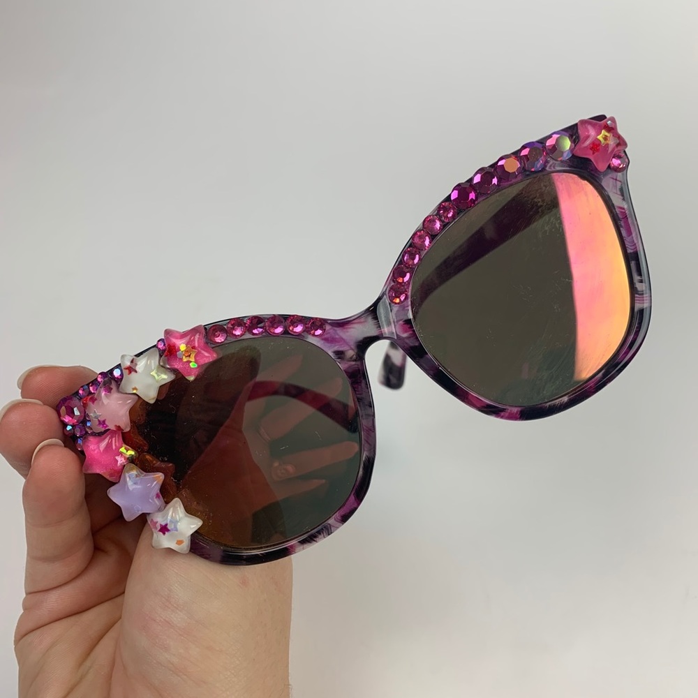 Bedazzled Festival Glasses